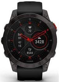 Ure Garmin Epix Sapphire Titan Black/Black Silicone Band (010-02582-11)